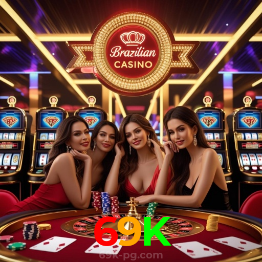 69K: Jogos de Mesa ao Vivo - Imersão Total, Slots - Grandes Prêmios, Roleta - Altas Chances